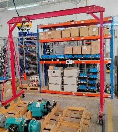 Gantry and hoist documented in the original inspection report.